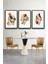 Minimalist Bohem Kadın Duvar Tablosu Çerçeve Görünümlü 3 Parça 4