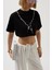 Baskılı Crop T-Shirt 4