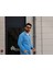 Erkek Polo Yaka Uzun Kollu T-Shirt – Waffle Kumaş, Pamuk, Regular Fit, Günlük ve Spor Kullanım, Kahverengi 2