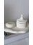 Dekoratif Beton Tabak Tealight Mum & Takı Kutusu 1