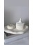 Dekoratif Beton Tabak Tealight Mum & Takı Kutusu 2