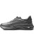 SH.260 Deri Siyah Esnek Taban Sneakers Erkek Ayakkabı 1