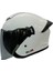 Açık Kask Güneş Vizörlü Sw 655 White 1