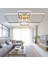 TT500-4-FSR Tt Aydınlatma Fransız Sarı Kaplama Plofonyer 4 Lü LED Avize 3
