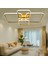 TT500-4-SR Tt Aydınlatma Sarı Kaplama Plofonyer 4 Lü LED Avize 3