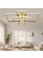 TT500-6-SR Tt Aydınlatma Sarı Kaplama Plofonyer 6 Lı LED Avize 2