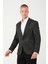 Erkek Slim Fit Blazer Ceket Koyu Gri 1