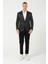 Erkek Slim Fit Blazer Ceket Koyu Gri 5