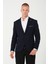 Erkek Slim Fit Blazer Ceket Lacivert 2