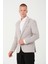 Erkek Slim Fit Blazer Ceket Krem 1
