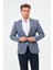 Erkek Slim Fit Blazer Ceket Mavi 1