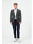 Erkek Slim Fit Likralı Blazer Ceket Antrasit 5