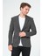 Erkek Slim Fit Blazer Ceket Antrasit 1