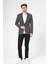 Erkek Slim Fit Blazer Ceket Antrasit 5