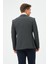 Erkek Slim Fit Likralı Blazer Ceket Antrasit 4
