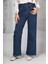 Kız Çocuk Pamuk Gabardin Geniş Paça Kargo Cepli Pantolon - Rahat ve ŞIK-PNT-0047 1