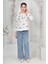 Kız Çocuk Pamuk Gabardin Geniş Paça Kargo Cepli Pantolon - Rahat ve ŞIK-PNT-0047 2