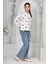 Kız Çocuk Pamuk Gabardin Geniş Paça Kargo Cepli Pantolon - Rahat ve ŞIK-PNT-0047 4