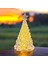 Tepe Yıldızlı Mini Işıklı Çam Ağacı Yılbaşı Ağacı Warm Light Noel Tree Kristal Görünümlü Çam Ağacı 1