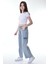 Kız Çocuk Wide Leg Geniş Paça Pamuklu Kot PANTOLON-PNT-0039 3