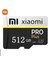 Yüksek Hızlı Hafıza Kartı Xiaomi 512 GB U3 Pro Plus ve Select Sd Kart Okuyucu Adaptörü 1