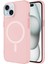 Apple iPhone 15 Plus Kılıf Şeffaf Magsafeli ve Mat Buz Tasarımlı Ice Armor Sert Silikon Kapak 1