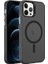 Apple iPhone 12 Pro Kılıf Şeffaf Magsafeli ve Mat Buz Tasarımlı Ice Armor Sert Silikon Kapak 1