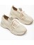 Edwin Bej Triko Bağcıklı Yüksek Topuk Rahat Kalıp Sneaker 3