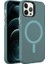 Apple iPhone 12 Pro Kılıf Şeffaf Magsafeli ve Mat Buz Tasarımlı Ice Armor Sert Silikon Kapak 1