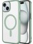 Apple iPhoneone 15 Plus Kılıf Magsafe Destekli Zenova Pc Silikon Kapak 1