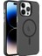 Apple iPhone 14 Pro Kılıf Şeffaf Magsafeli ve Mat Buz Tasarımlı Ice Armor Sert Silikon Kapak 1