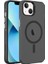 Apple iPhone 14 Kılıf Şeffaf Magsafeli ve Mat Buz Tasarımlı Ice Armor Sert Silikon Kapak 1