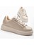 Berny Kadın Bej Cilt Spor Ayakkabı 2