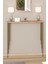Pinhalhome Dresuar Petek Üstü Raf Oval Kenar Atlantik Çam Gold Ayak 80*18CM(70CM Altı Petekler Için Uygun) 1