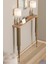 Pinhalhome Dresuar Petek Üstü Raf Oval Kenar Atlantik Çam Gold Ayak 80*18CM(70CM Altı Petekler Için Uygun) 4
