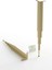 Oval Kenar Dresuar Beyaz 100 cm Gold Ayak 4