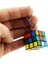 Nostaljik Zeka Küpü Sihirli Mini Rubik Anahtarlık 3x3 cm 4