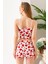 Kadın Kalp Desenli Atlet Şort Pijama Takımı Beyaz - 25Y 10041 4