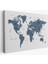 - Dünya Haritası Dekoratif Kanvas Tablo Ülke ve Başkentli 1515 2