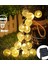 7 Metre Güneş Enerjili 8 Modlu Gün Işığı Solar LED Işık 50 Top Dekoratif Yılbaşı Bahçe Balkon ve Teras 2