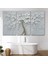 - Beyaz Gelincik Ağacı Dekoratif Kanvas Duvar TABLOSU-3645 3
