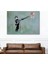 - Bansky'nin Makineli Tüfekli Çocuk Isimli Eseri Kanvas Tablo, No PARKING-5008 1
