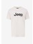 Bisiklet Yaka Baskılı Kırık Beyaz Erkek T-Shirt J5SM-TST7388 1