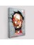 - Fırça Darbesi Insan Yüzü Kanvas Tablo, Soyut Kadın Yüzü Portresi Kanvas TABLO-5210 2