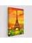 - Eyfel Kulesi Yağlıboya Görünüm Dekoratif Kanvas Duvar TABLOSU-5948 2
