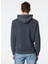 Kapüşon Yaka Siyah Erkek Sweatshırt M2013687A12A_DUO Vıntage Logo Hoodı 5