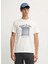 Bisiklet Yaka Kırık Beyaz Erkek T-Shirt PM509638-803 Aggo 2