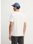 Bisiklet Yaka Kırık Beyaz Erkek T-Shirt PM509638-803 Aggo 4