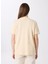 Bej Kadın Relaxed Taşlı T-Shirt FC5SL-TST0217 5