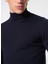 Yarım Balıkçı Yaka Slim Fit Lacivert Erkek Kazak WM19.ZMG9.U780 4